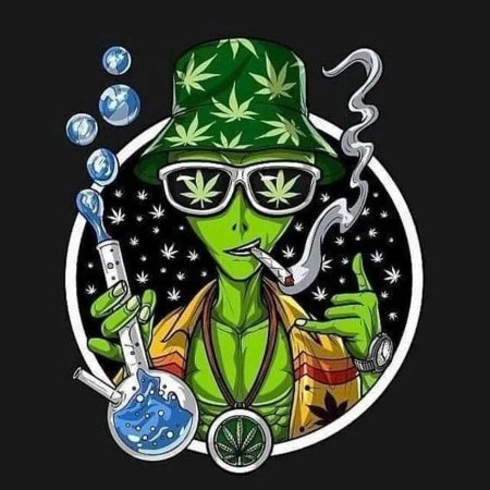 Инопланетянин с бонгом