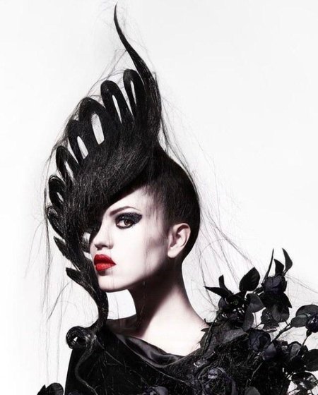 Авангардные прически