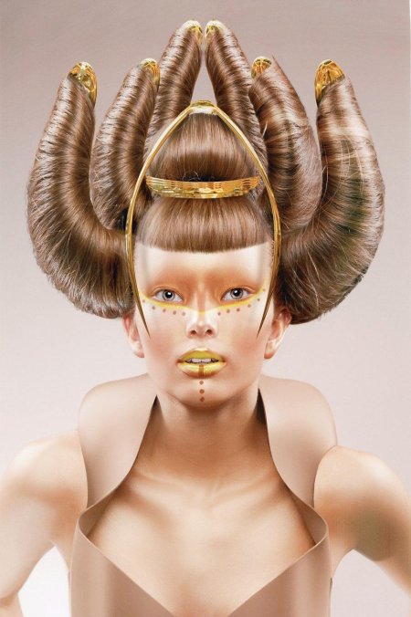 Авангардные прически