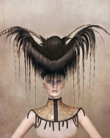 Фантазийная прическа