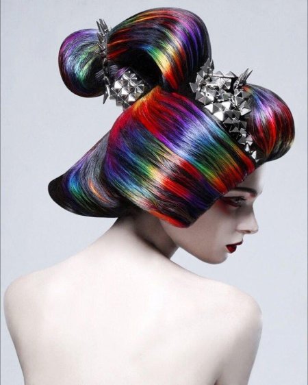 Авангардные прически