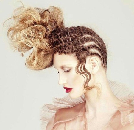 Авангардные прически