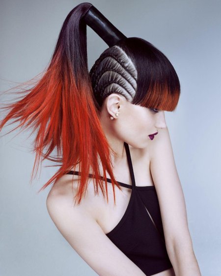 Авангардные прически