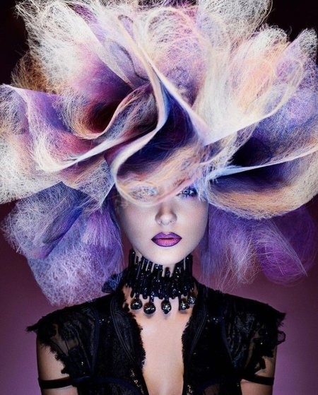 Авангардные прически