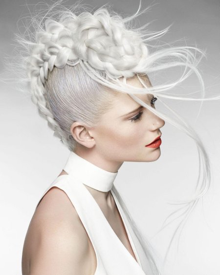 Авангардные прически