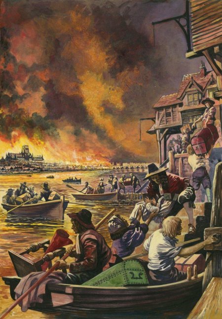 Великий пожар в Лондоне в 1666
