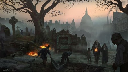 Assassins Creed концепт арт Лондон