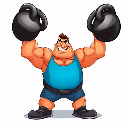 Качок мультяшный