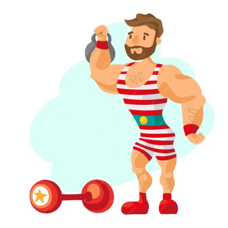 Спортсмен иллюстрация