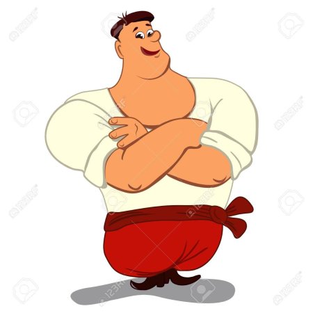 Казак силач из мультика