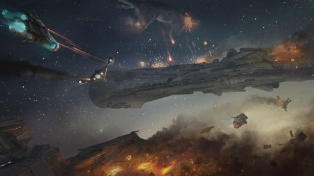 Стелларис космический бой арт