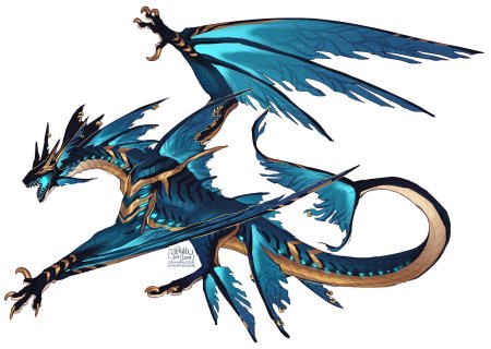 Ледяной дракон виверна