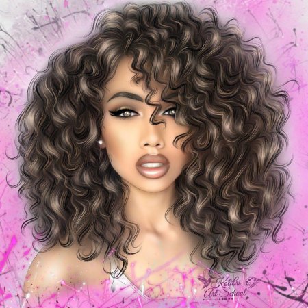 Портрет африканской девушки арт