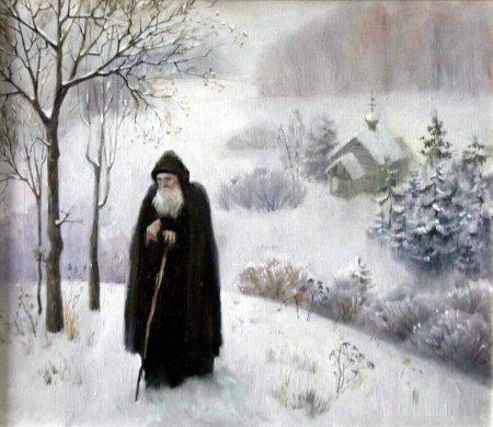 Пустынник Нестеров картина