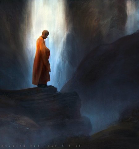 Буддистский монах отшельник