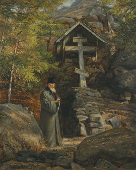 Живопись монахи пустынники