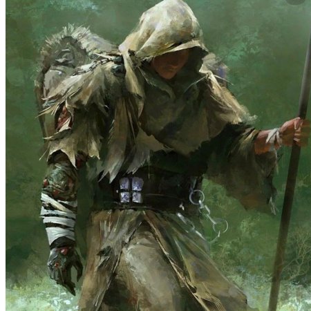 Эльф монах отшельник ДНД