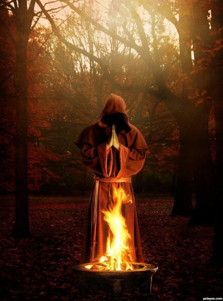 Ритуал магии огня