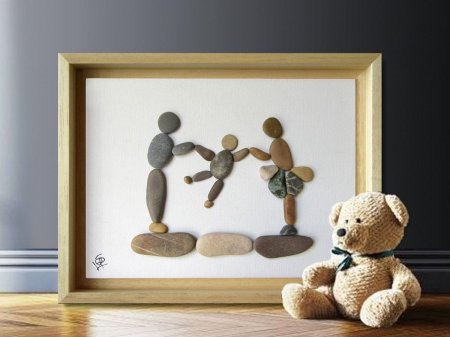 Поделки из камушков