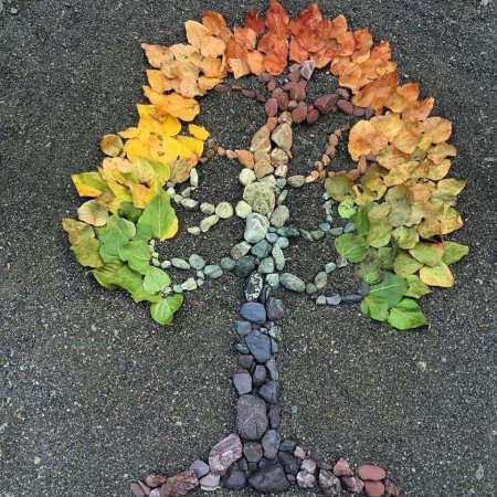 Ленд арт в детском саду