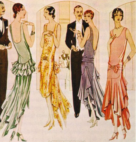 Арт деко 20 век одежда
