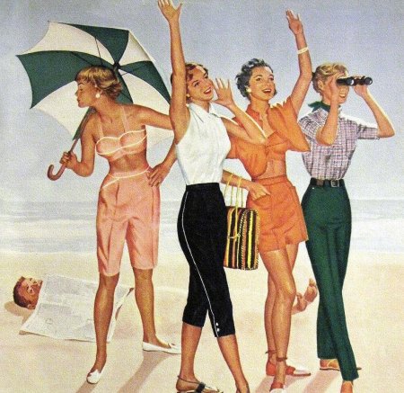 Постеры мода ретро