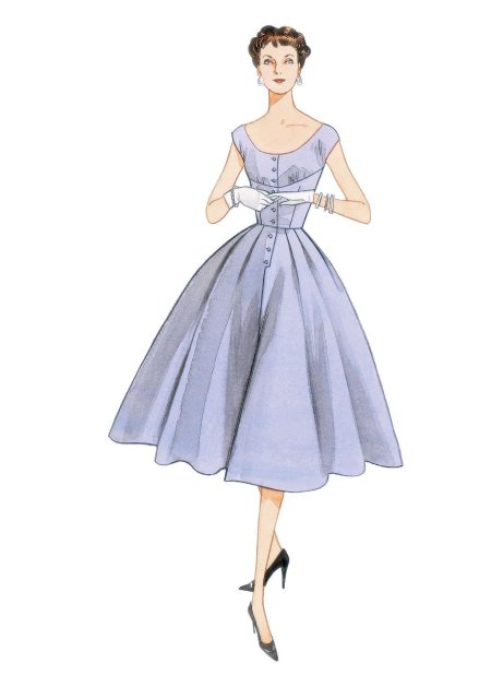 Фасоны платьев 50 годов
