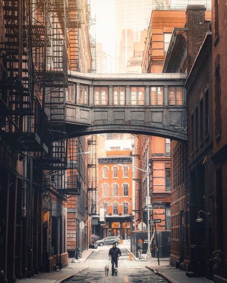 Нью Йорк старинные улочки