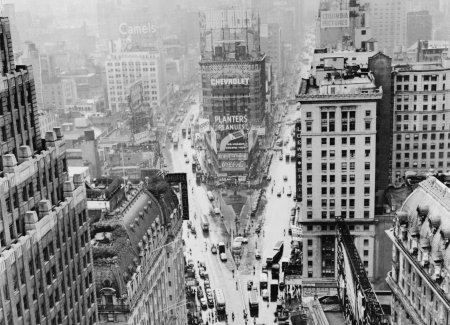 Таймс-сквер в Нью-Йорке 1940