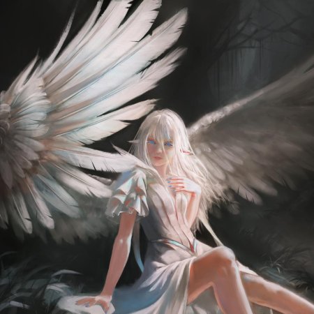 Девушка с крыльями