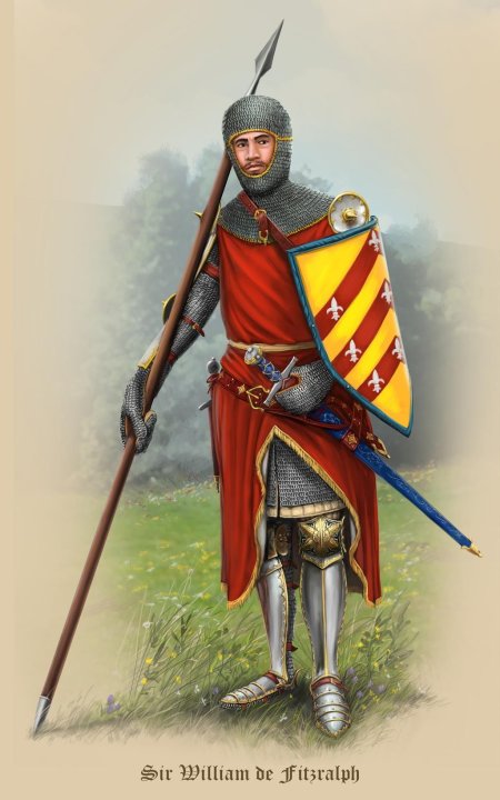 Рыцарь Sir William de FITZRALPH. 1323 Год