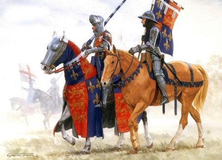 Конный рыцарь Франции 13 века