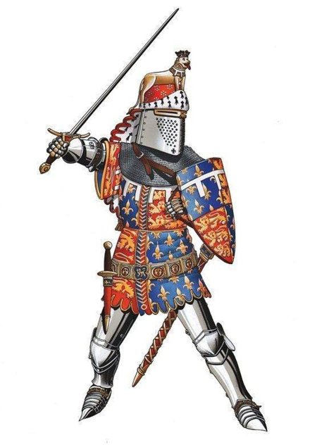 Англия доспех 14 век
