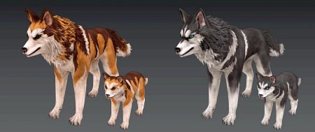 WILDCRAFT белый волк