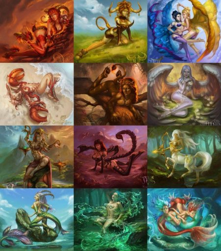 Мифические существа знаков зодиака Лев