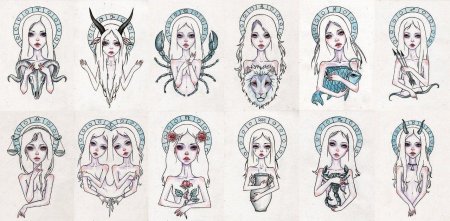 Знаки зодиака рисунки