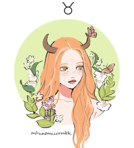 Телец в виде человека