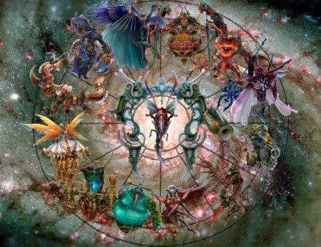 Знаки зодиака в стиле фэнтези