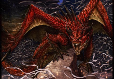 Монстер Хантер красный дракон