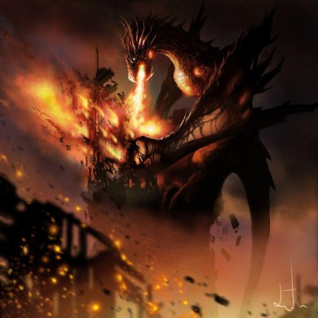 Адский дракон арт