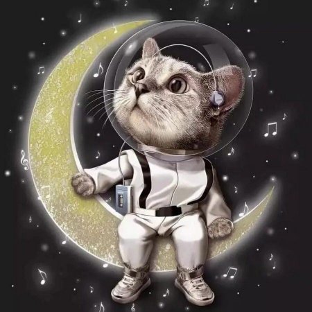 Кот космонавт