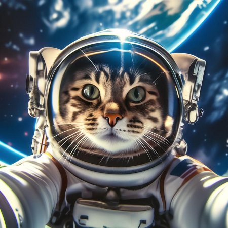 Кот космонавт