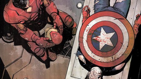 Тони Старк и Капитан Америка