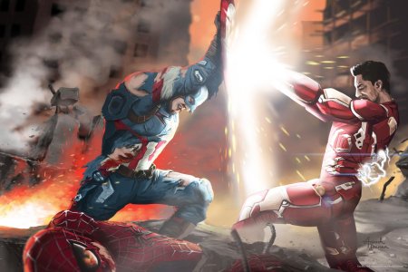 Тони Старк против капитана Америки