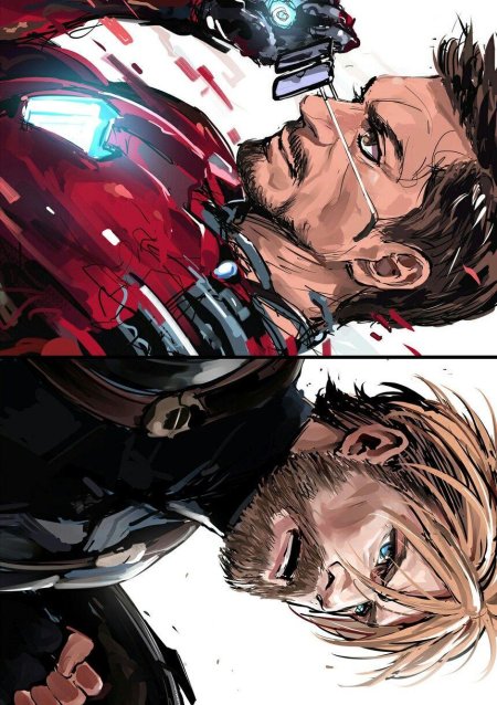 Тони Старк и Стив Роджерс