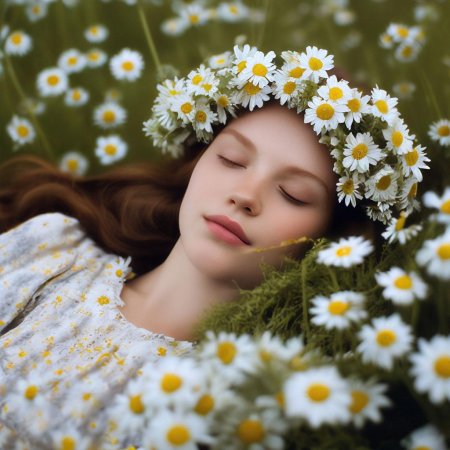 Венок из ромашек