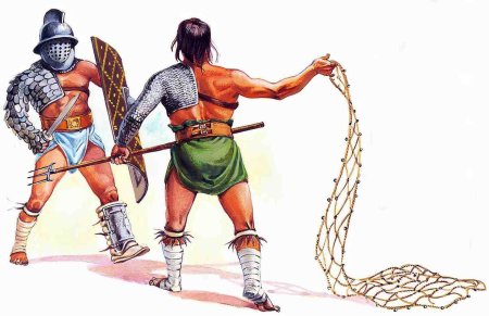 Ретиарий и мурмиллон