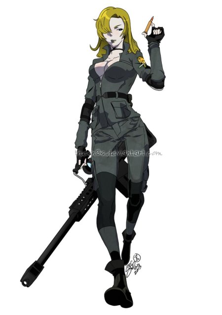 Снайпер Вульф Metal Gear