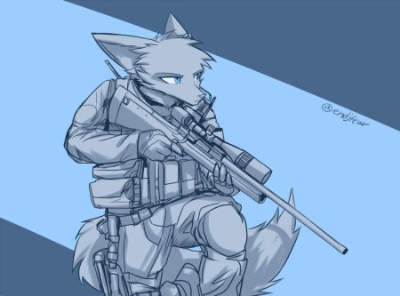 Арктик Фокс арт фурри