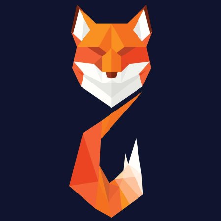 Полигональная лиса